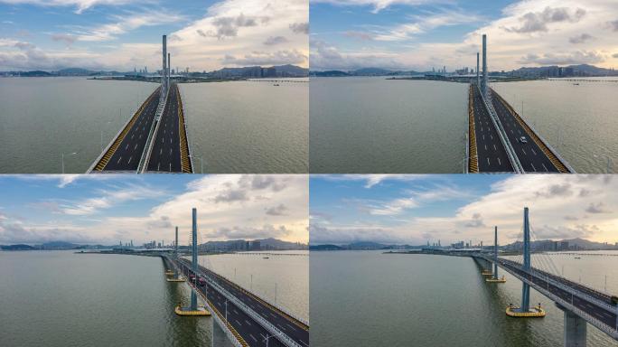 港珠澳大桥城市景观珠江三角洲旅游目的地
