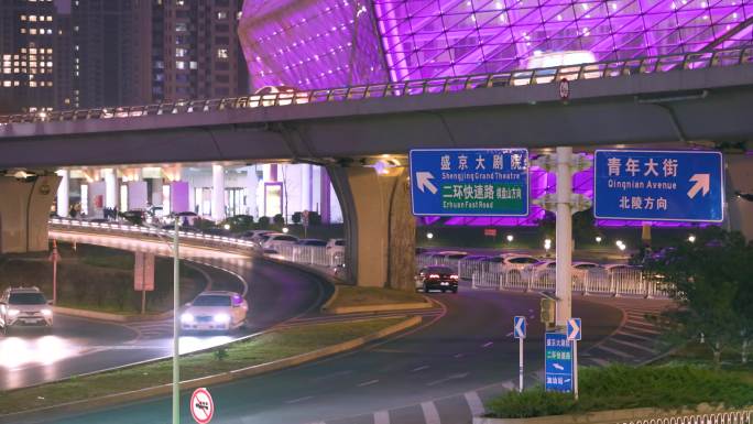 【高清4k】沈阳青年大街盛京大剧院街景