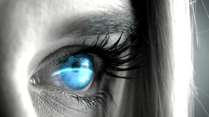 数字复合眨眼视频三维眼角膜眼睛眼球
