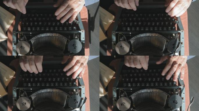 用复古书写机打字复古打字机打字机历史素材