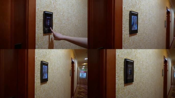 自助 宾馆 遥控器 操作 电视 房间酒店