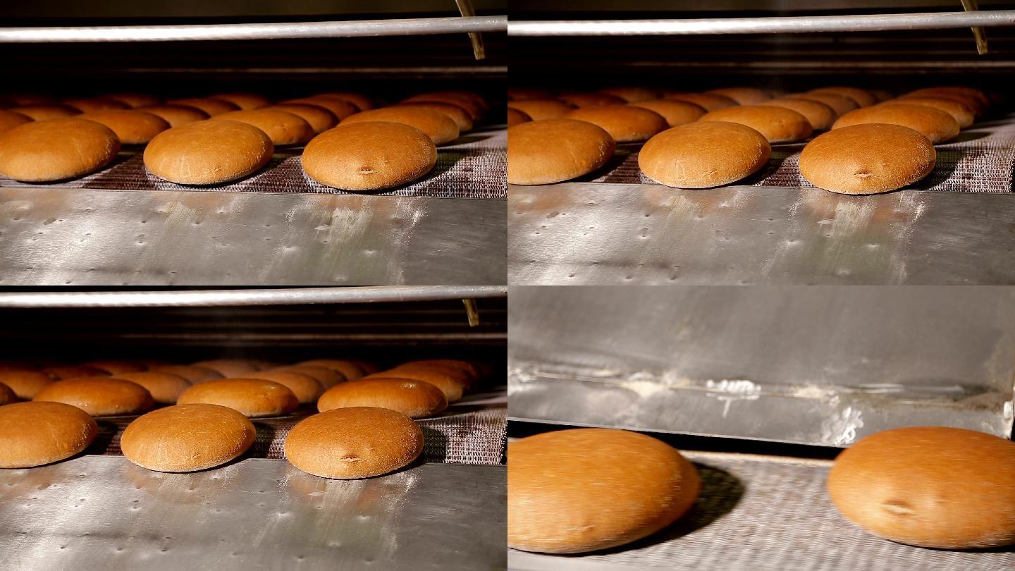 生产线上的面包