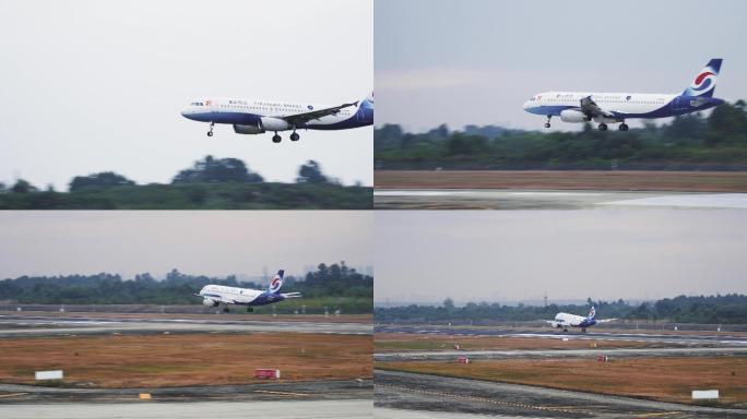 4K-飞机降落重庆航空