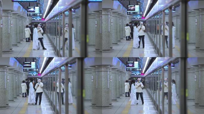 【高清4k】沈阳中街地铁站