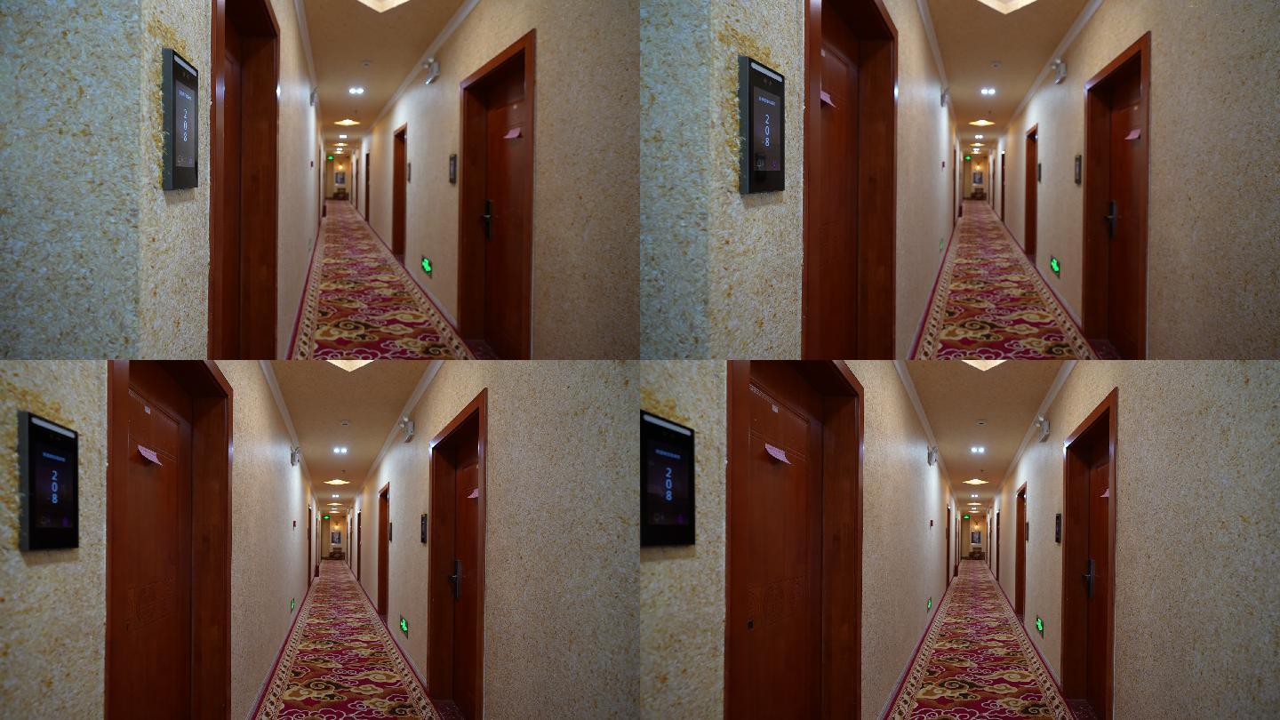 自助 遥控器 操作 走廊 房间酒店