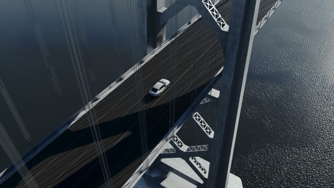 新能源无人驾驶电动汽车跨海大桥智慧交通