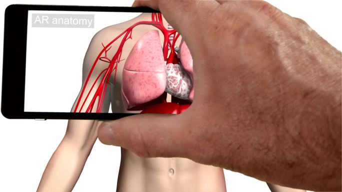 增强现实医学成像应用程序。