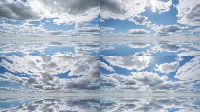 美丽的云层投影震撼三维特效全息投影沉浸式