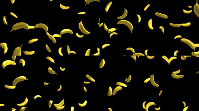 香蕉果实循环动画香蕉下落香蕉背景香蕉素材