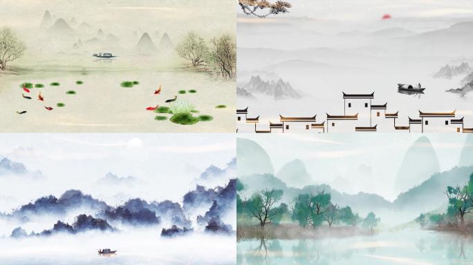 《杂诗·其八》古诗LED背景