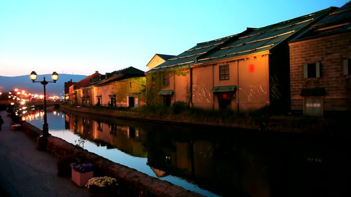 日本著名的小樽运河