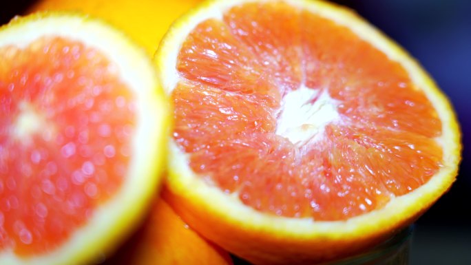 【4K】 血橙特写 血橙片