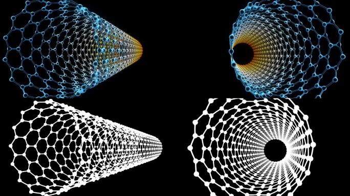 碳纳米管结构转动闪动渔网