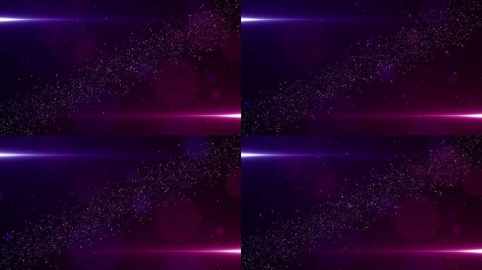 粒子粉紫粒子舞台背景