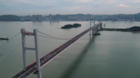 东莞虎门大桥航拍延时景观视频素材