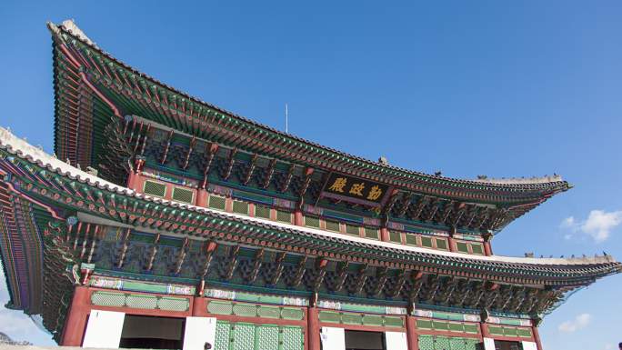 韩国京畿道宫朝鲜半岛首尔地标古建筑