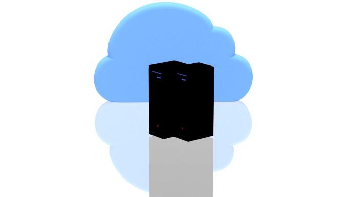 云计算概念云朵动画动漫