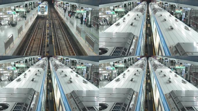 4K地铁进站出站全景监控
