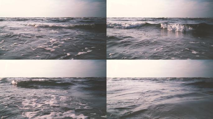 汹涌的海浪海浪回忆感空境浪花海洋