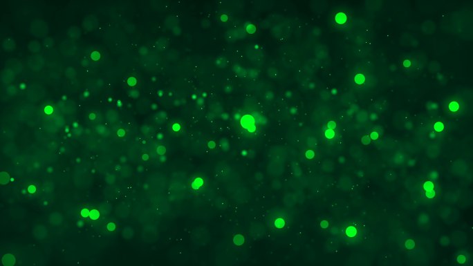 绿色抽象波基粒子背景