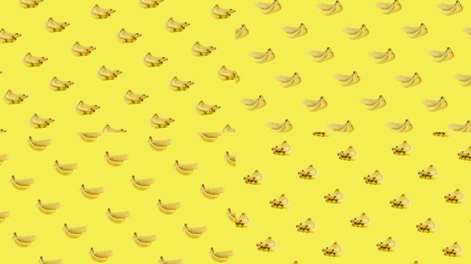 多束香蕉的无缝图案