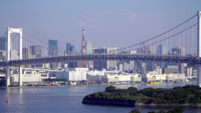 日本东京彩虹桥视频素材