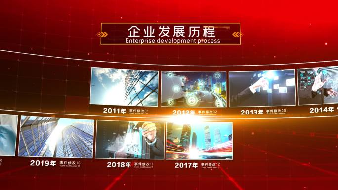 红色公司企业发展历程时间轴