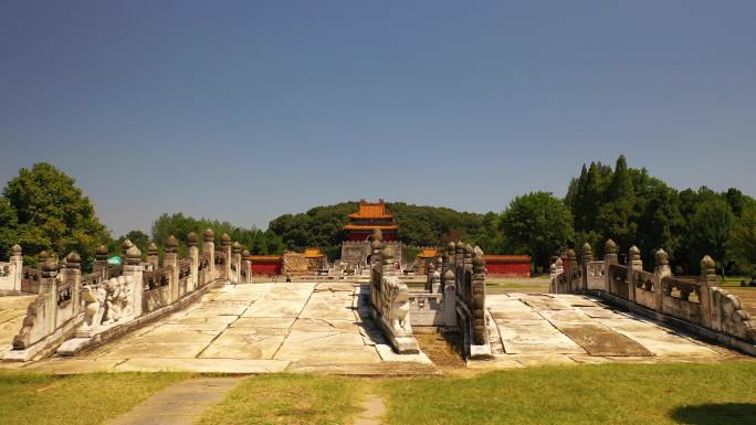 湖北钟祥 古建筑明显陵