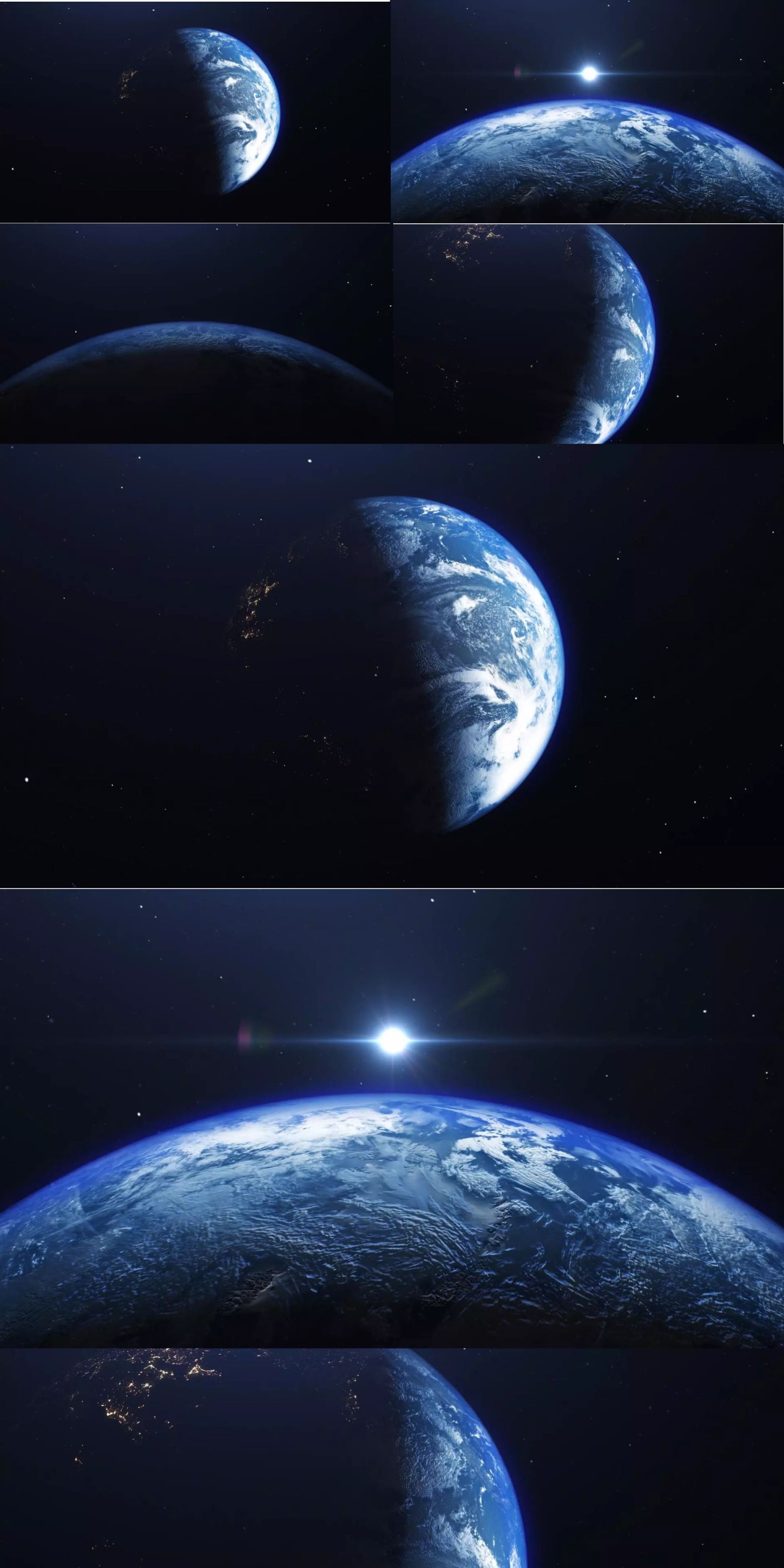 【原创】4K大气飞跃地球空镜