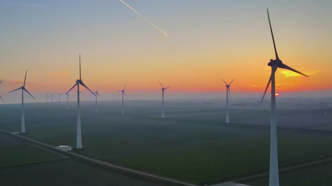 风力发电场风车新能源