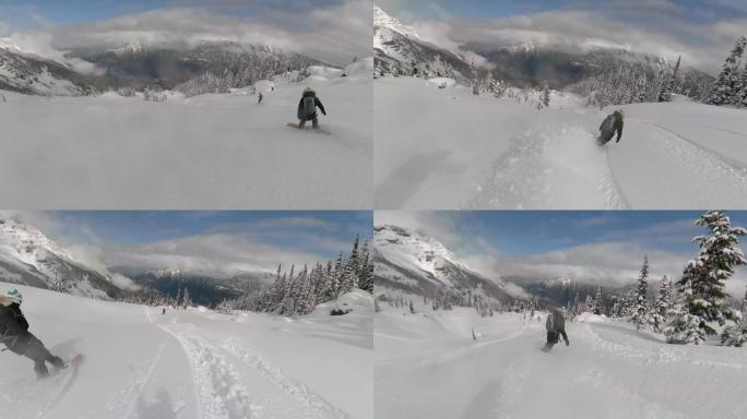 滑雪之旅奥运运动项目冲击往下冲大兴安岭滑
