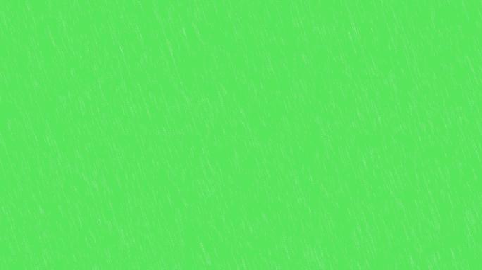 动画-绿色背景上的雨