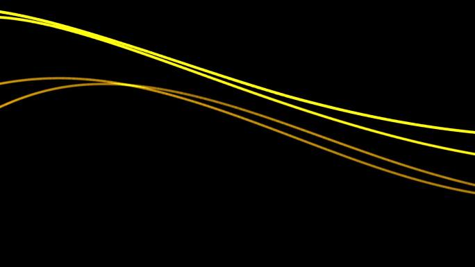 金色光线波动-循环4