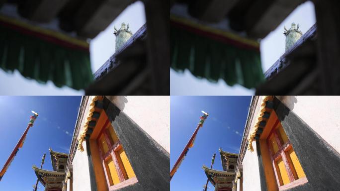藏族寺庙窗幡