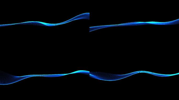 蓝色光带波动-循环带通道1