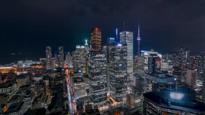 多伦多-加拿大城市夜景