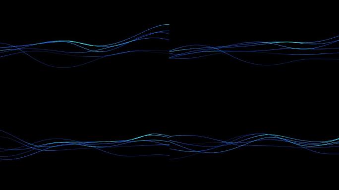 蓝色线条波动-循环2