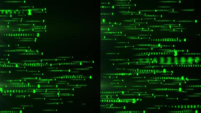 黑客 矩阵 绿色科技粒子数据流光线