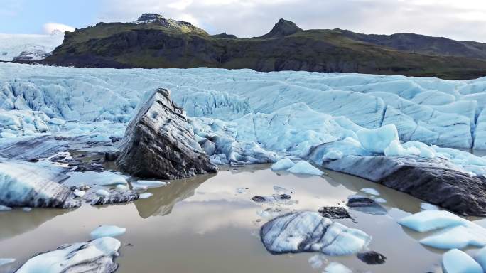 冰岛冰川极地气候变暖南极