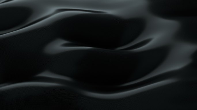 黑色平滑背景3D渲染无缝循环动画