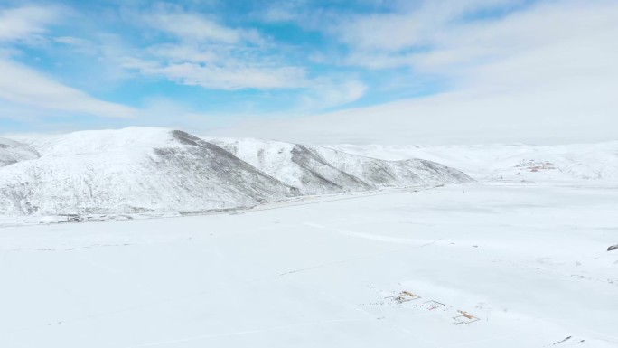 藏区雪山雪景冰川