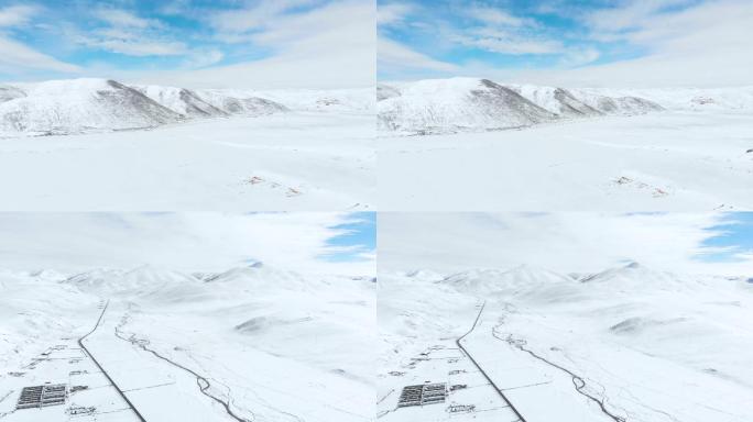 藏区雪山雪景冰川