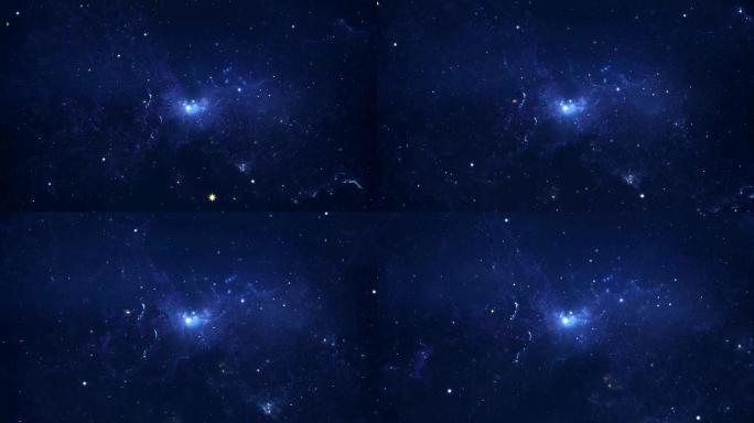 4K大气星空背景AE模板