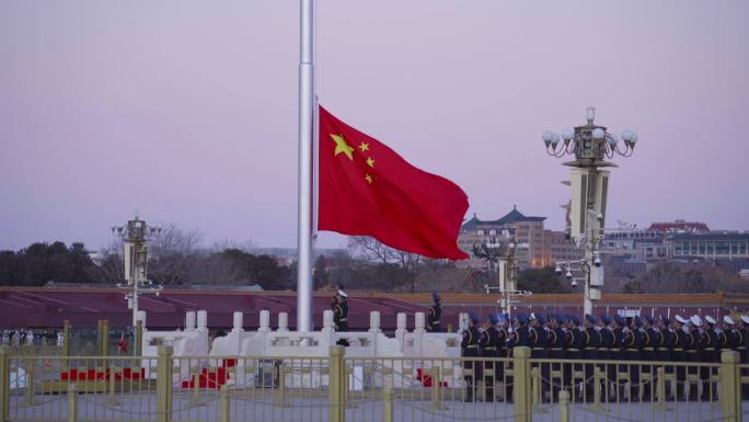 【原创】国庆 冬奥会 天安门气氛 升旗