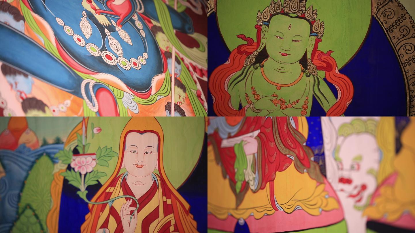西藏寺庙壁画