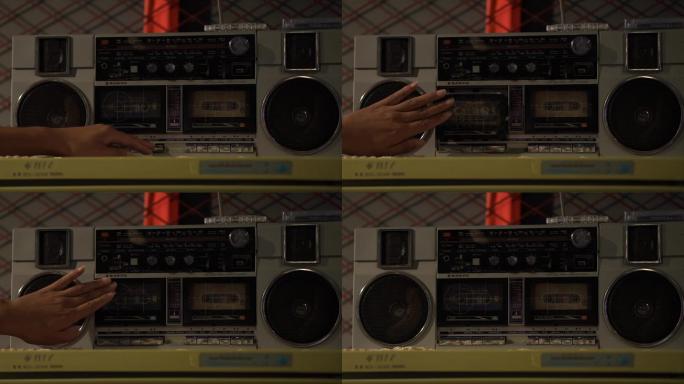 复古磁带机录音机收音机
