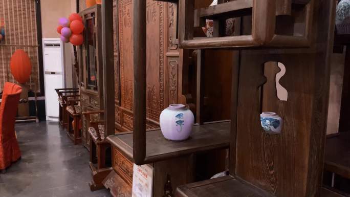 中式复古中国风家具餐厅