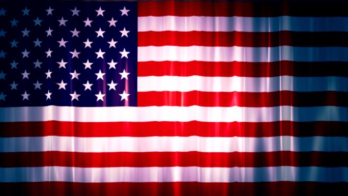 美国国旗美利坚飘动飘扬视频素材