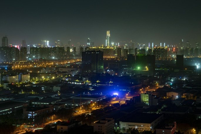 8K长沙城市夜景延时