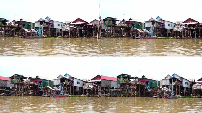 柬埔寨水上村落